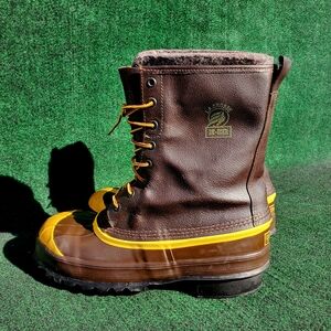 LaCrosse De-Icer Steel Toe Shank Winter Boots Mens Size 9 Made in USA